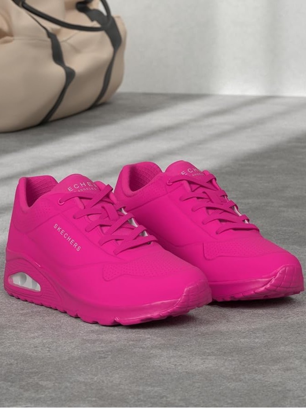 Skechers Street Uno Night Shades Hot Pink Sneakers NIB Women’s 9